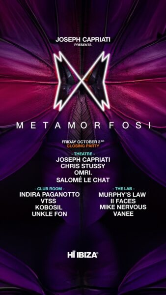 Metamorfosi Closing Party en Hï Ibiza