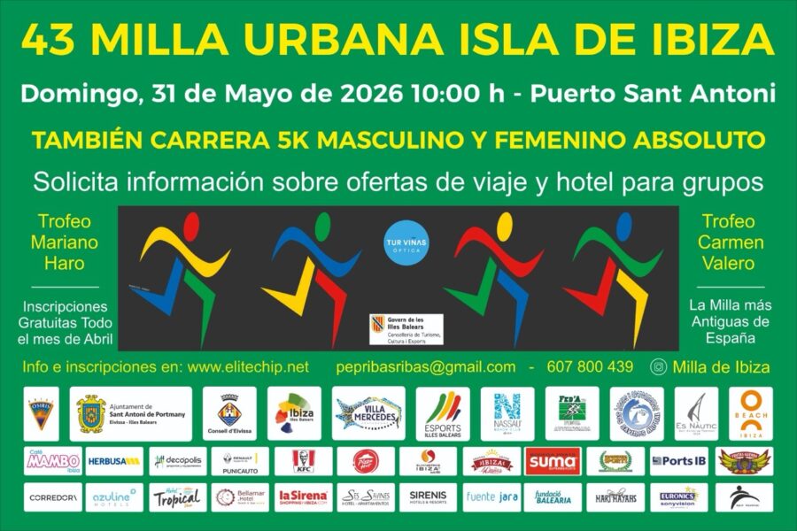 43º Milla Urbana Isla de Ibiza en San Antonio