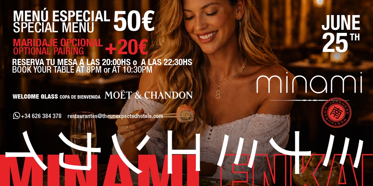 Minami Enkai vuelve con su delicioso menú especial en Minami Ibiza