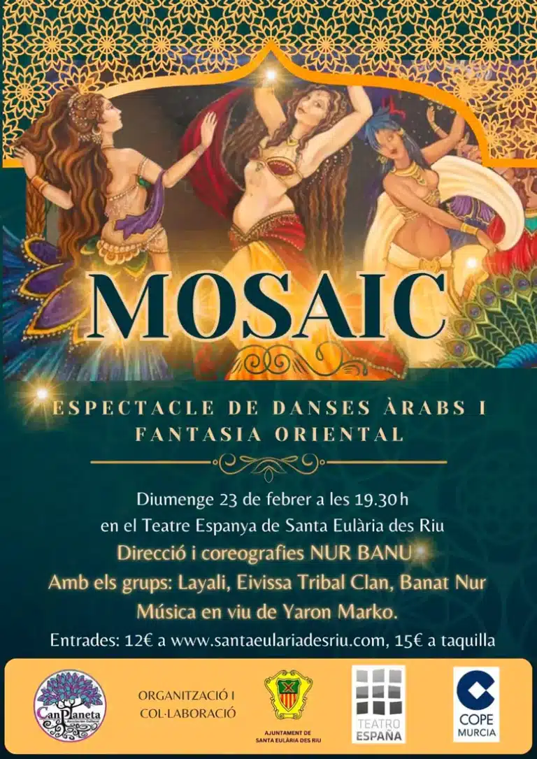 Mosaic, espectáculo de danzas árabes en el Teatro España