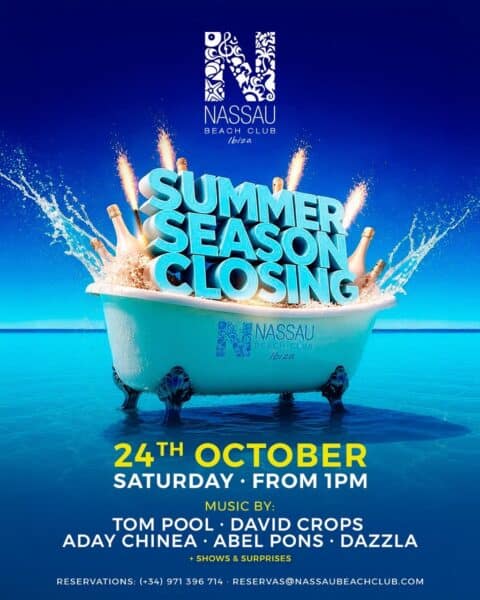 Nassau Beach Club Ibiza Summer Season Closing