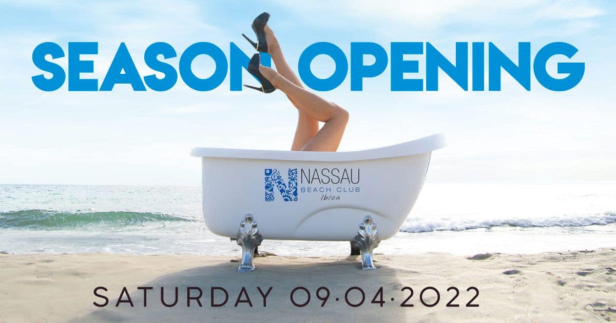 Nassau Beach Club Ibiza Открытие вечеринки Ибица
