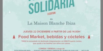 Ibiza Global Radio presenta Navidad Solidaria a La Maison Blanche