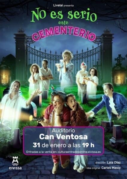 Humor negro y música en Can Ventosa con No es serio este cementerio