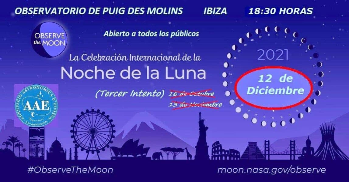 Noche de la Luna en el observatorio de Puig des Molins