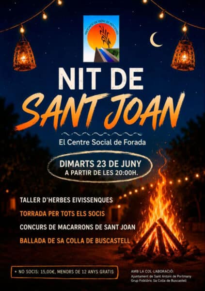 Noche de San Juan con torrada popular en Forada