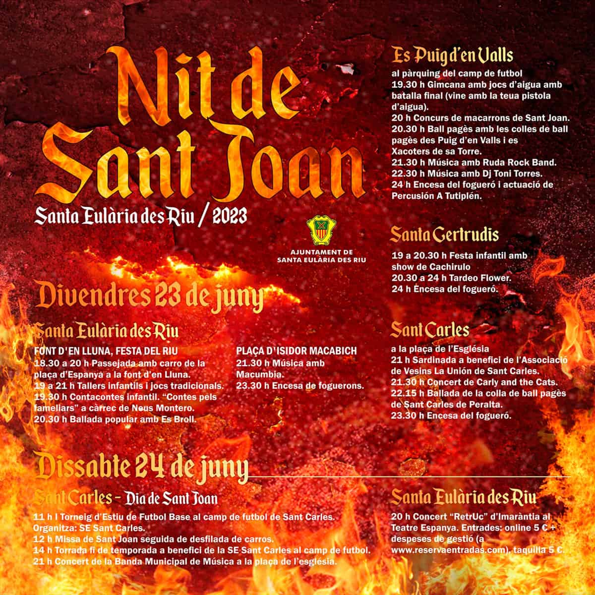 Noche de San Juan en Santa Eulalia Actividades Ibiza