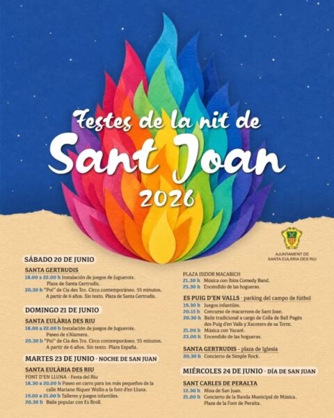 Noche de San Juan en Santa Eulalia y sus pueblos