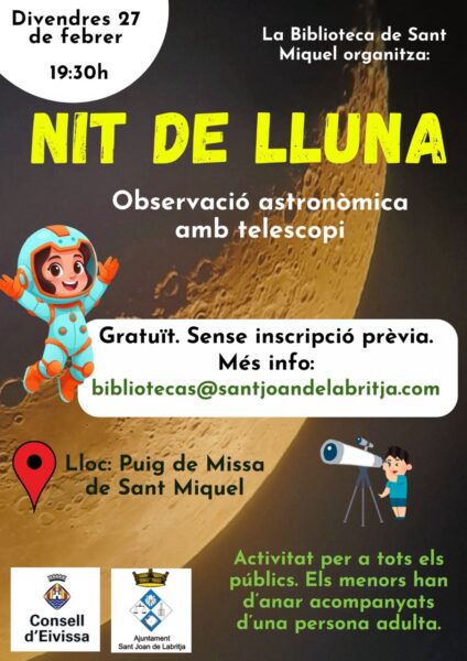 Observación astronómica gratuita en San Miguel