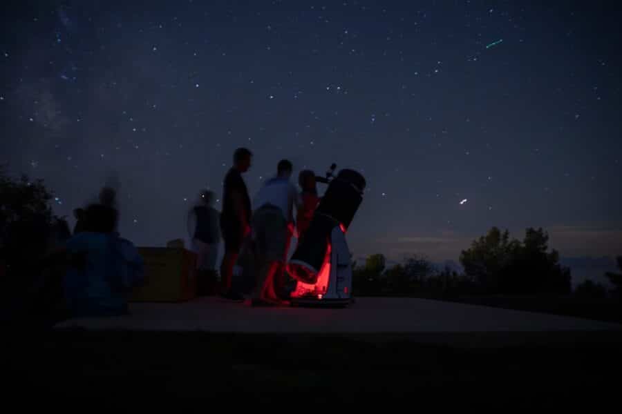 Observaciones Astronómicas desde Cala d'Hort
