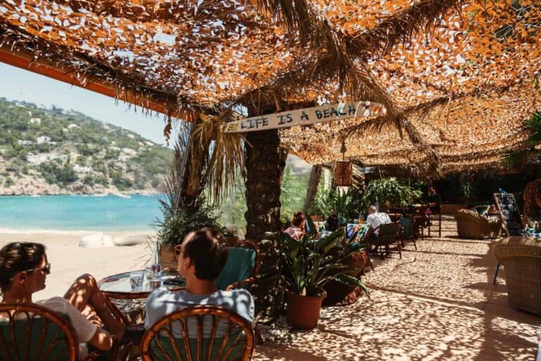 On the beach Ibiza