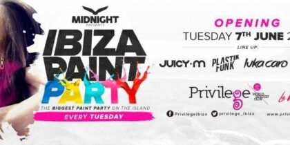 Eröffnung der Ibiza Paint Party im Privilege Ibiza