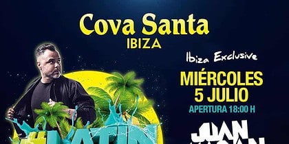 Juan Magan inaugura su LatinIBIZAte en Cova Santa Ibiza