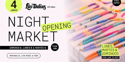 Eröffnung des Nachtmarktes von Las Dalias Ibiza Ibiza