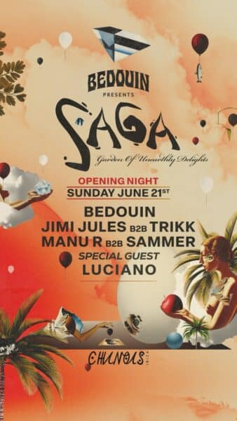 Bedouin Saga Opening Party in Chinois