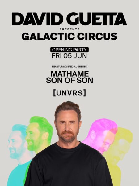 Opening Party de Galactic Circus con David Guetta en [UNVRS]