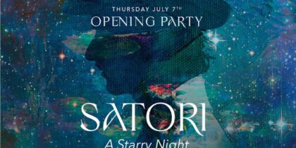 Inaugurazione di Una notte stellata con Satori al Club Chinois