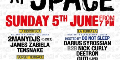 Sonntags bei der Space Opening Party im Space Ibiza