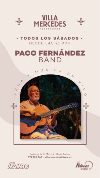 Paco Fernández en directo en Villa Mercedes