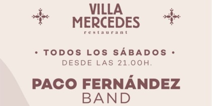Paco Fernández en directo en Villa Mercedes