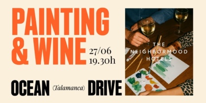 Taller Painting & Wine en Ocean Drive Talamanca