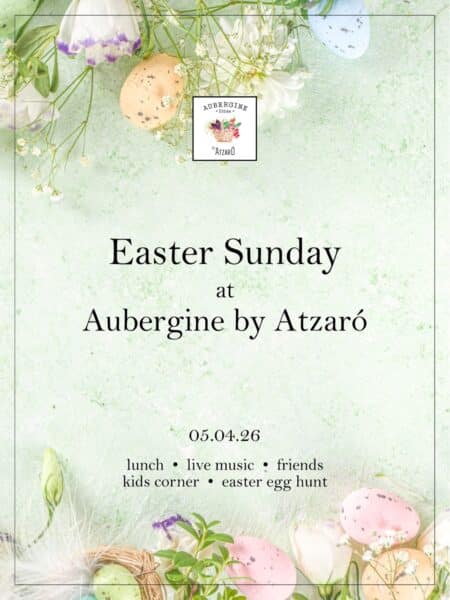Domingo de Pascua en el restaurante Aubergine by Atzaró