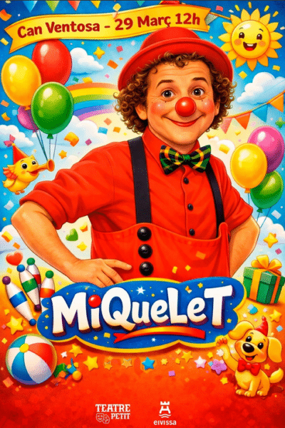 El payaso Miquelet, magia y humor familiar en Can Ventosa