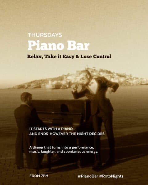 Piano Bar cada jueves en ROTO Ibiza