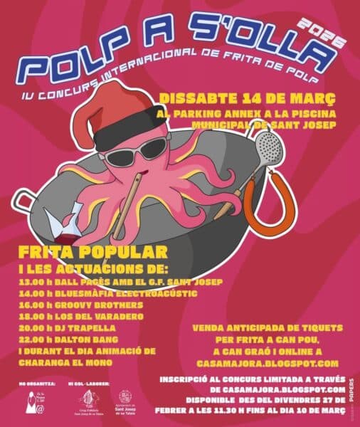 Polp a s'Olla, concurso de Frita de Pulpo y conciertos en San José