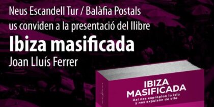 Presentación de Ibiza Masificada, de Joan Lluís Ferrer, en Club Diario de Ibiza