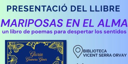 Presentación de Mariposas en el alma, de Gloria Granero