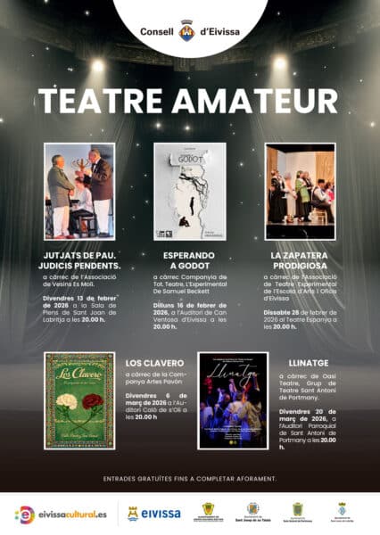 Temporada de Teatro Amateur en Ibiza 2026