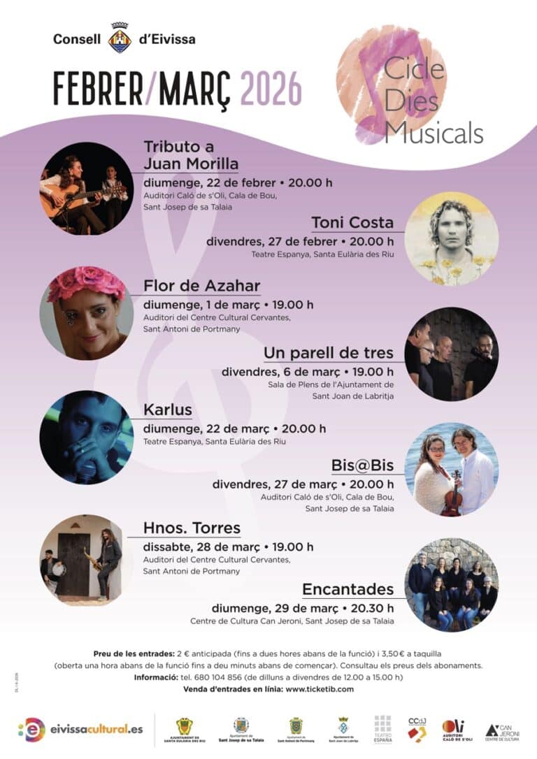 Conciertos del ciclo Días Musicales en toda la isla