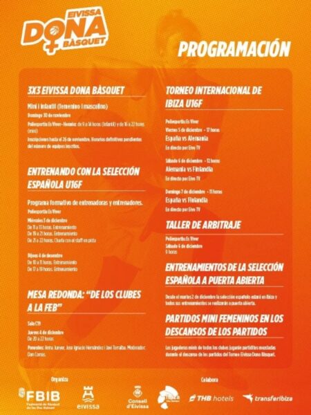Eivissa Dona Bàsquet, la gran fiesta del baloncesto femenino en Ibiza