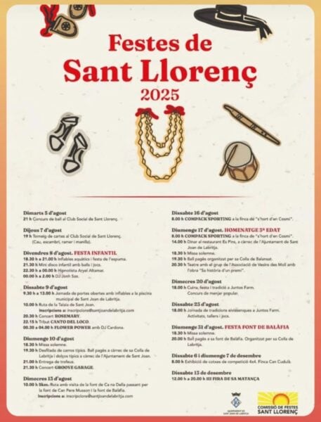 Flower Power y actividades para todos en las Fiestas de San Lorenzo