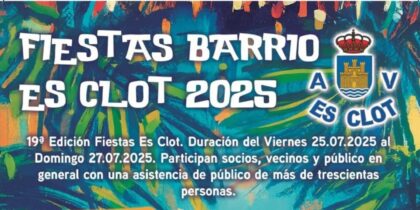 Fiestas en Es Clot, en el Parque de la Paz de Ibiza