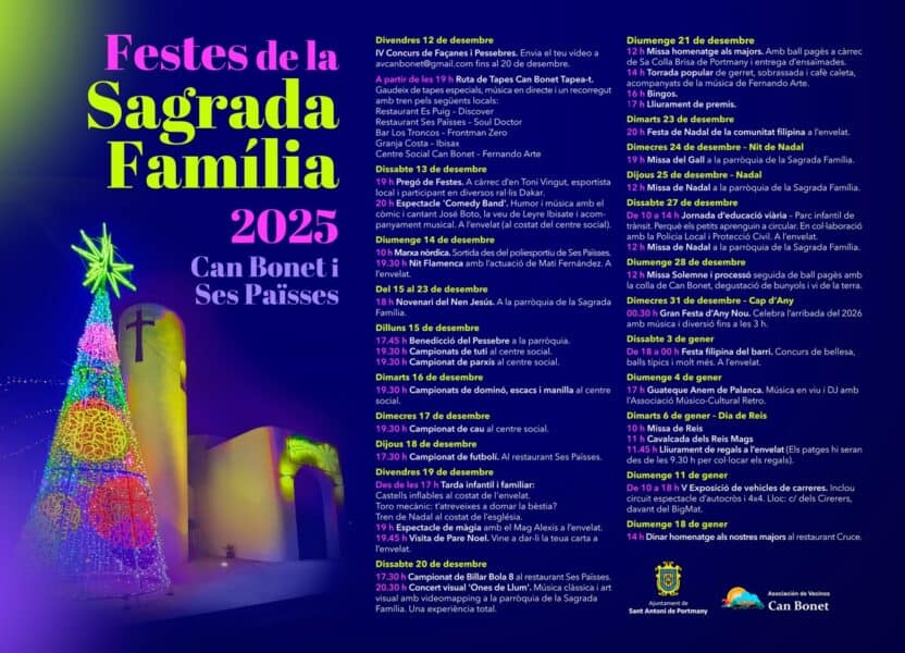 Fiestas de la Sagrada Familia de Can Bonet en San Antonio