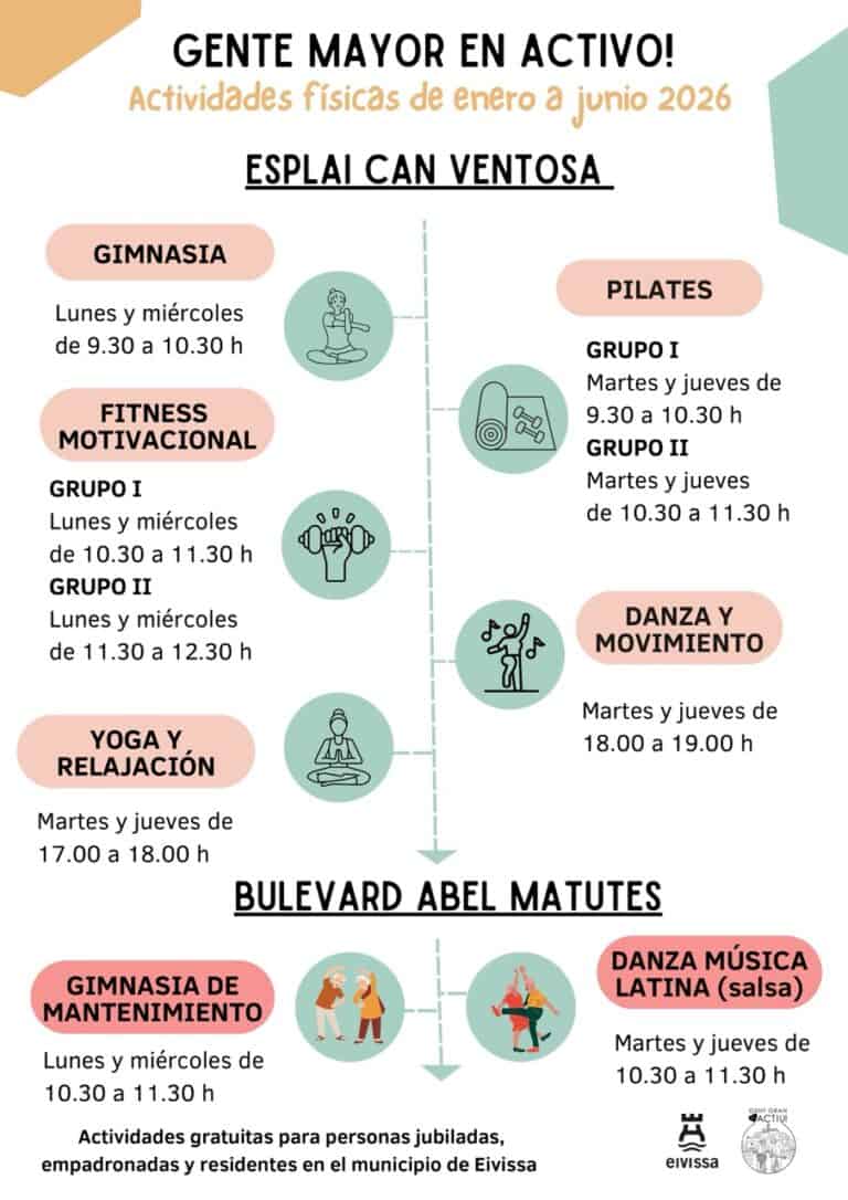Programa de actividades Gente Mayor en Activo