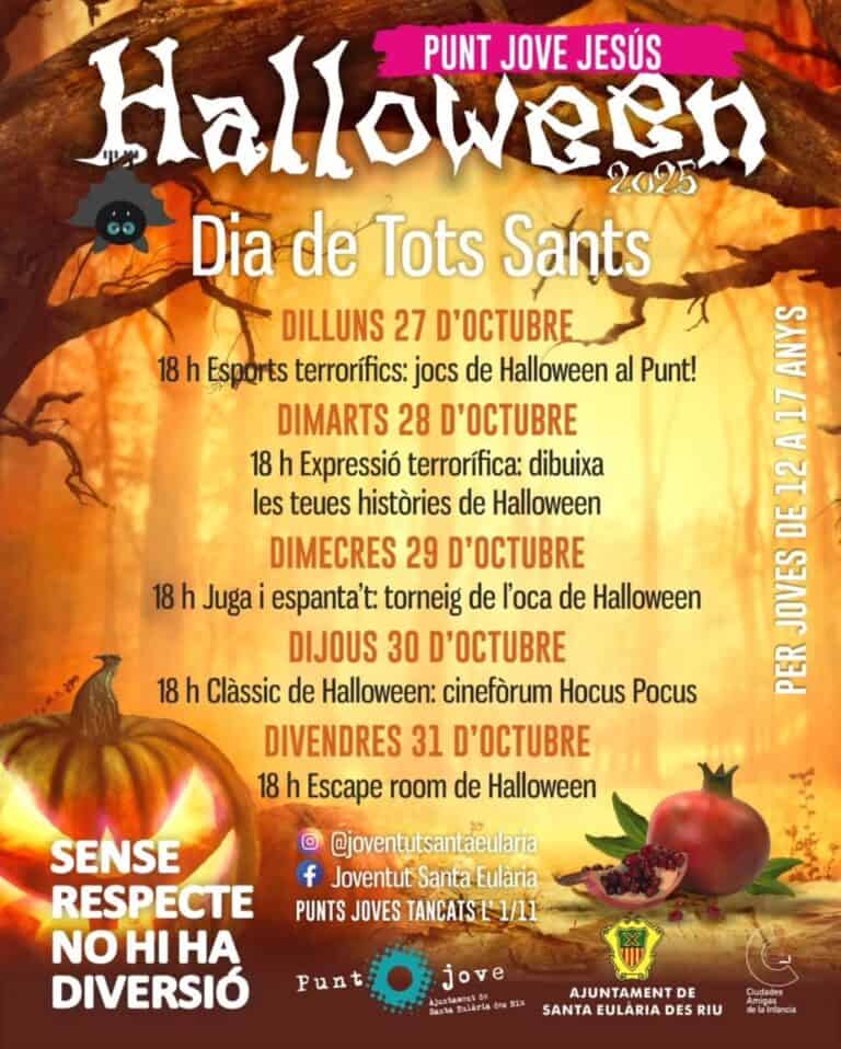Halloween en los Punts Joves del municipio de Santa Eulalia