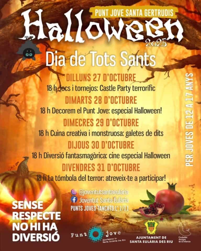 Halloween en los Punts Joves del municipio de Santa Eulalia