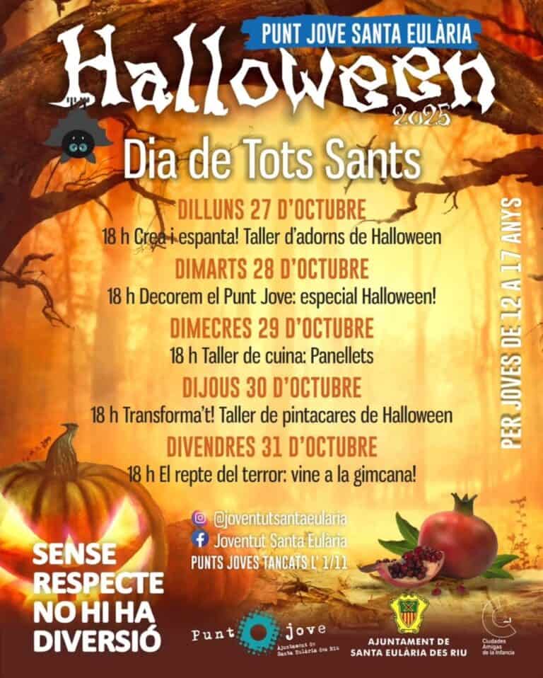 Halloween en los Punts Joves del municipio de Santa Eulalia