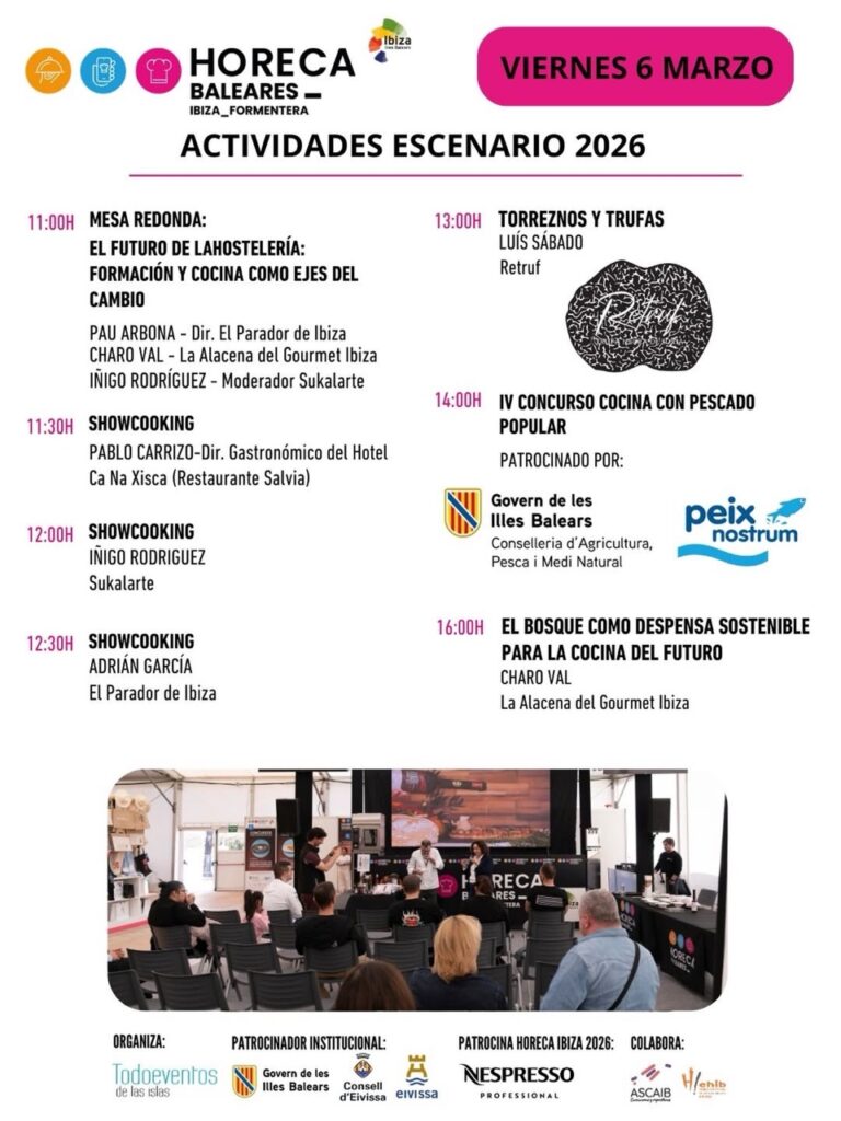 HORECA Baleares, vuelve a Ibiza la feria para profesionales de hostelería, turismo y restauración