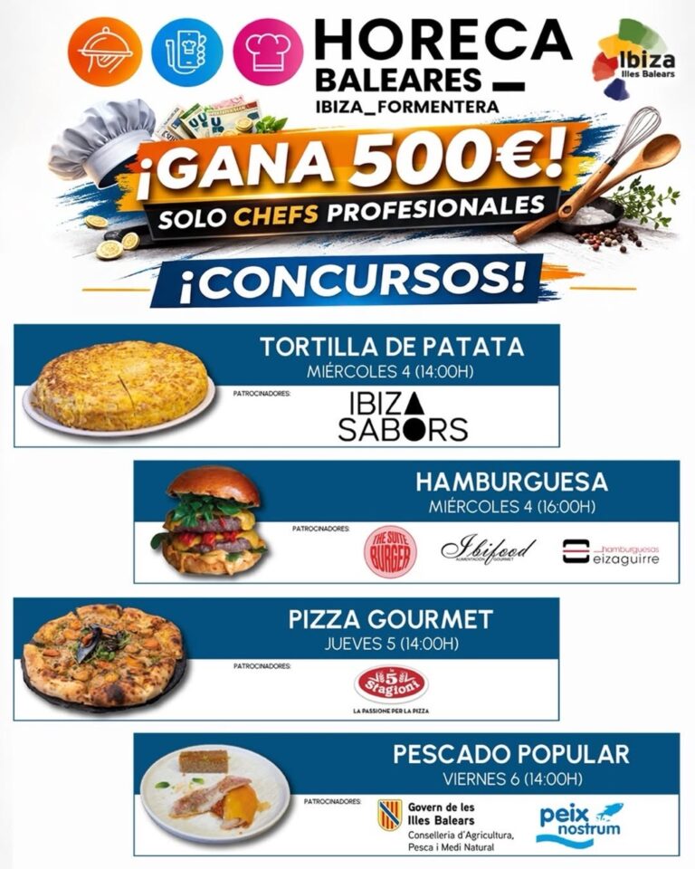 HORECA Baleares, vuelve a Ibiza la feria para profesionales de hostelería, turismo y restauración