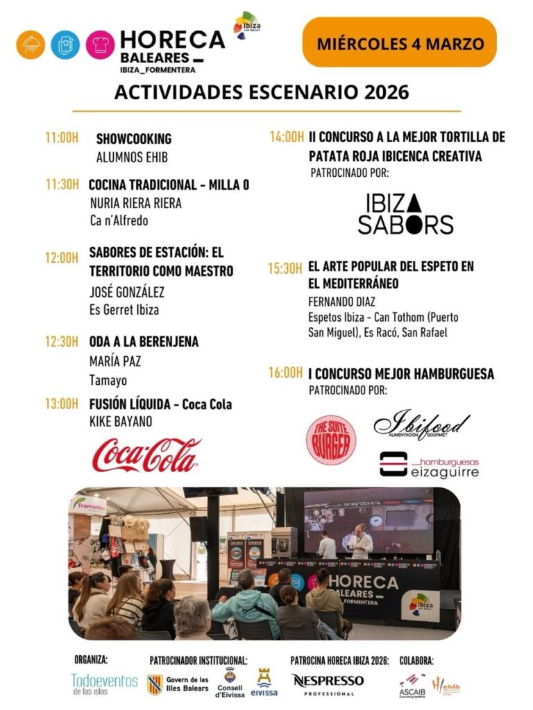 HORECA Baleares, vuelve a Ibiza la feria para profesionales de hostelería, turismo y restauración
