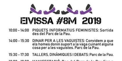 Jornada de Huelga Feminista en Ibiza por el 8M