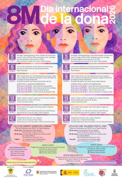 Actividades por el Día de la Mujer en Santa Eulalia