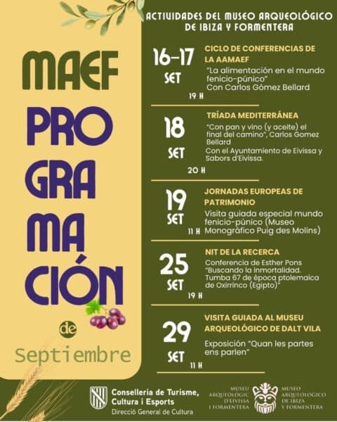 Actividades en el Museo Arqueológico de Ibiza y Formentera
