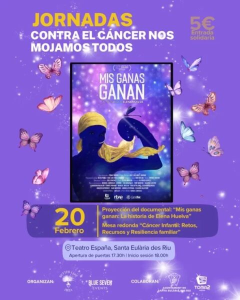 Proyección del documental Mis ganas ganan, una historia de fuerza y esperanza