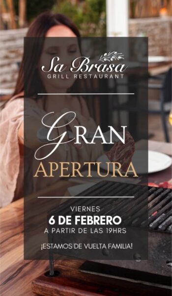 Reapertura de restaurante Grill Sa Brasa