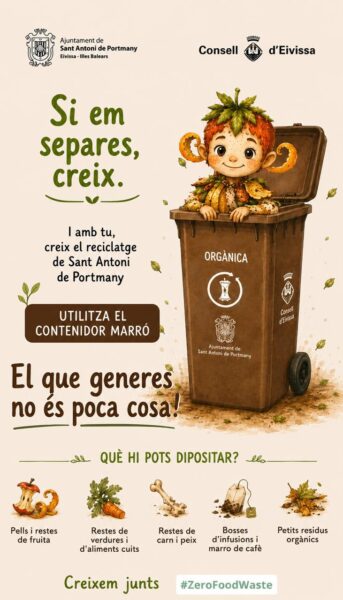 Sant Antoni impulsa el reciclaje de materia orgánica con su nueva campaña